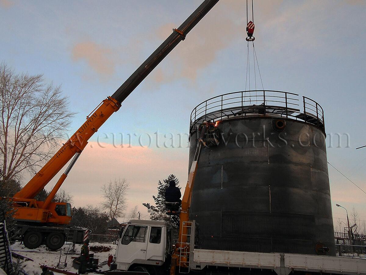 Installatie van warmwatertank